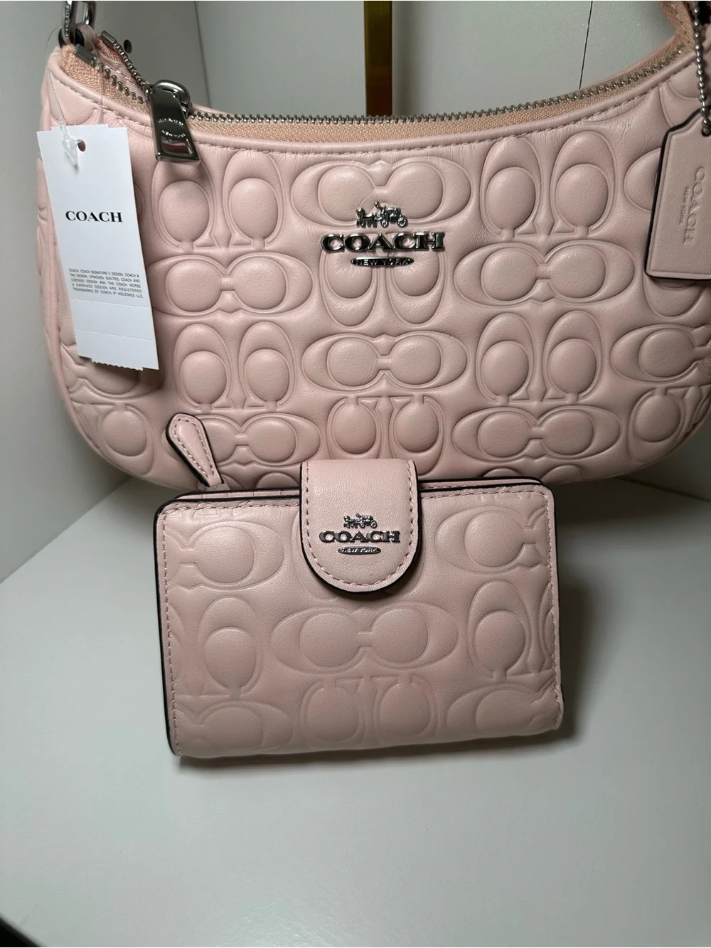 COACH Blush Pink Wallet NWT